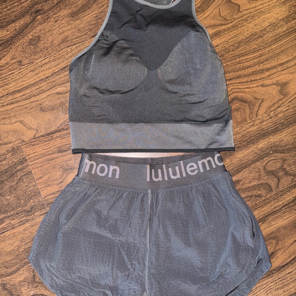 lululemon athletica Black Athletic Top